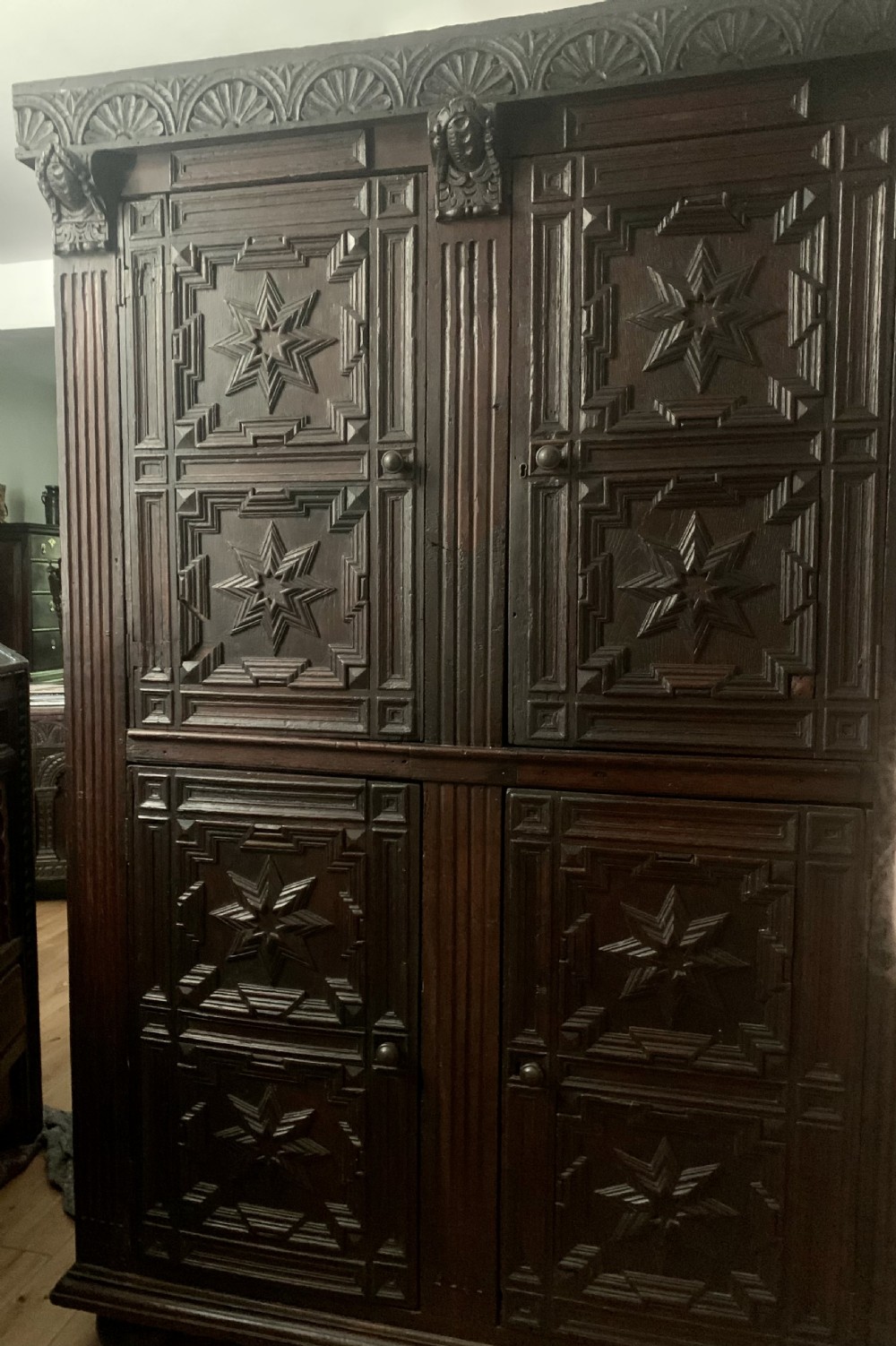 17th Century Oak Cupboard Circa 1670-1680 View VI