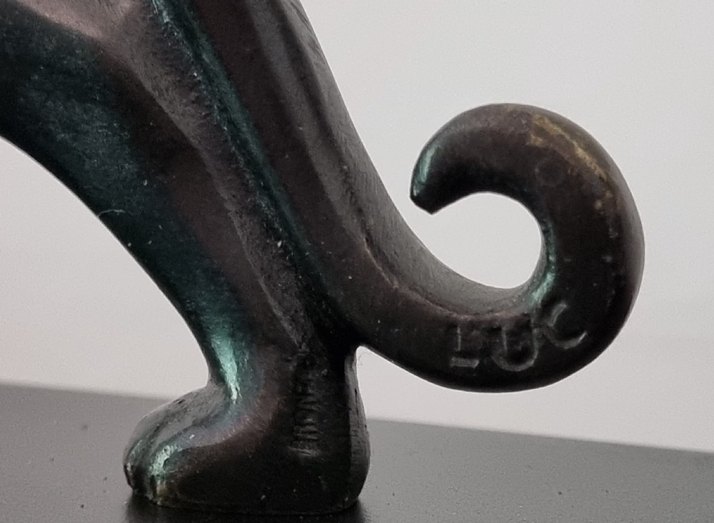 Art Deco Bronze Sculpture Panther by Luc - Lucien Alliot View VI