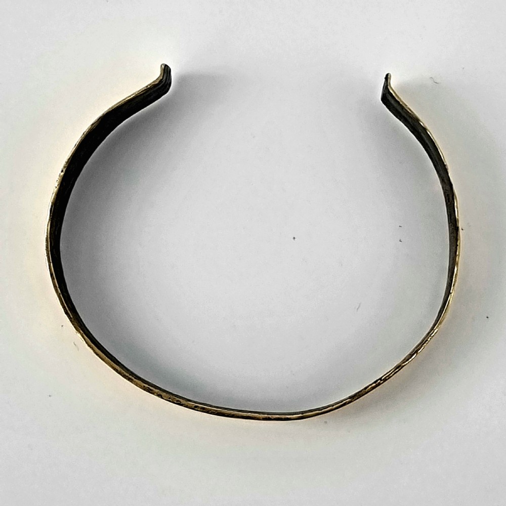 Large Ancient Bronze Viking Bracelet 8th - 11th Century AD View VI