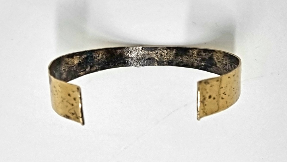 Large Ancient Bronze Viking Bracelet 8th - 11th Century AD View VII