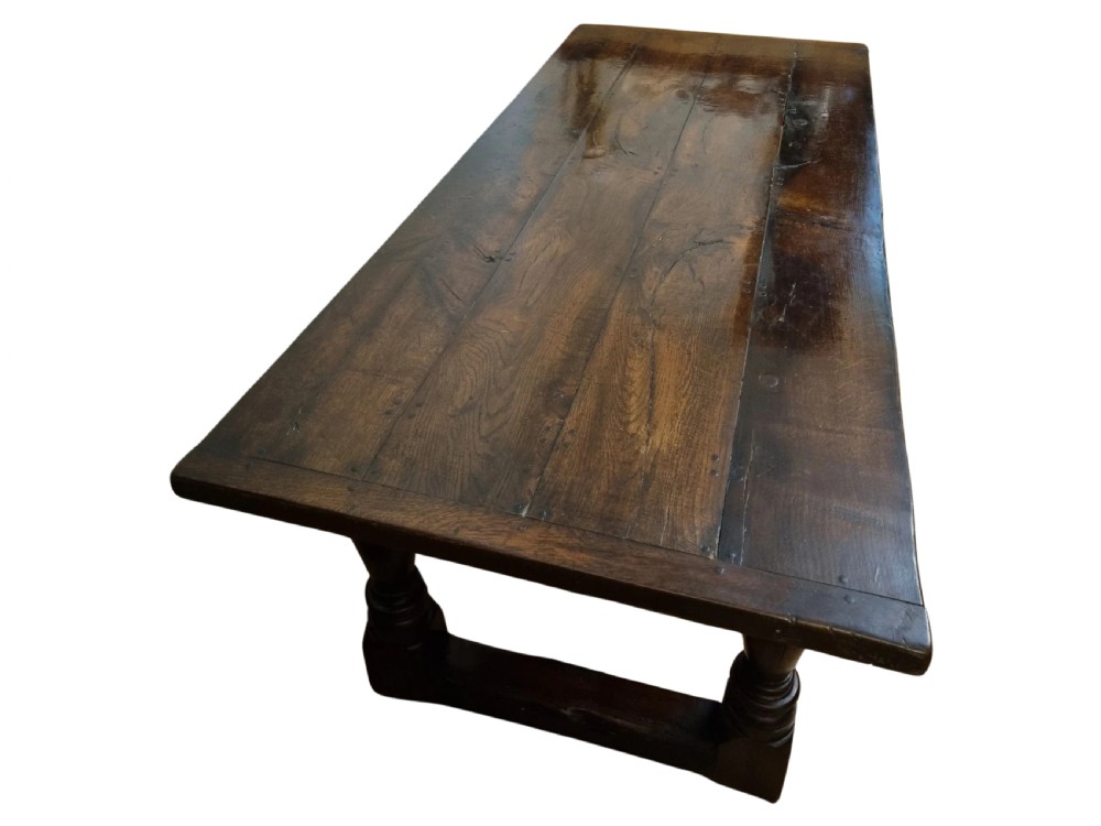 17th Century Oak Charles II Refectory Table 1660-1685 View III