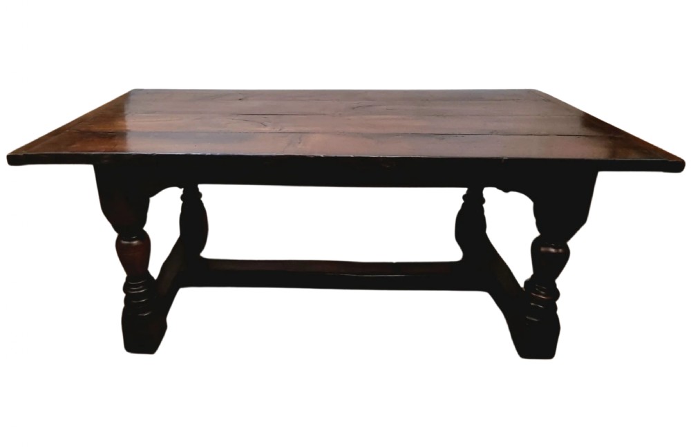 17th Century Oak Charles II Refectory Table 1660-1685 View VI