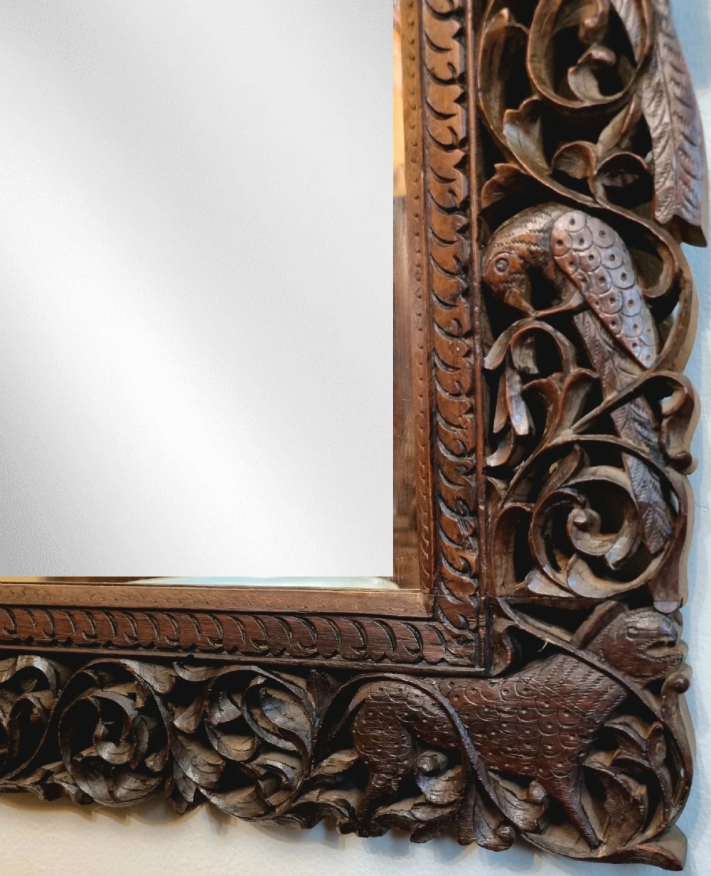 19th Century Anglo-Indian / Burmese Mirror View IV