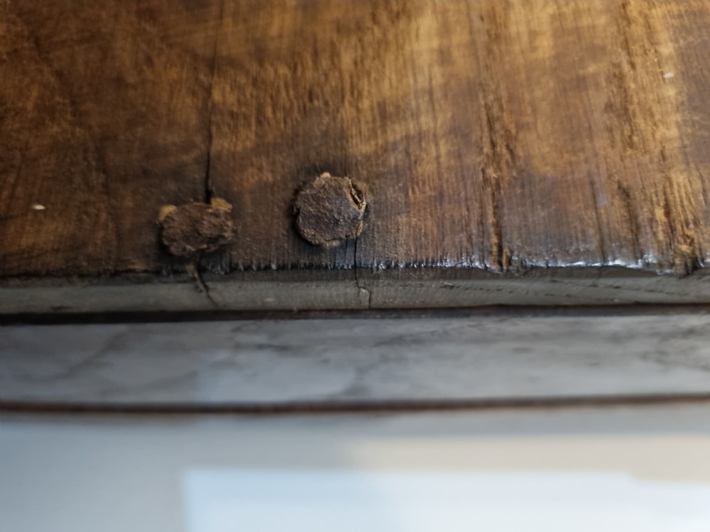 16th Century Elizabethan Inlaid Oak Livery Cupboard View III