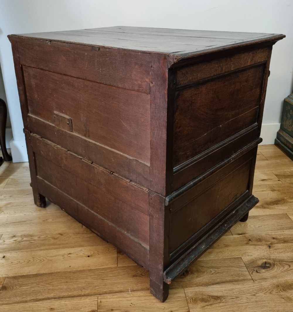 17th Century Oak Chest of Drawers Charles II , Circa 1680 View VIII