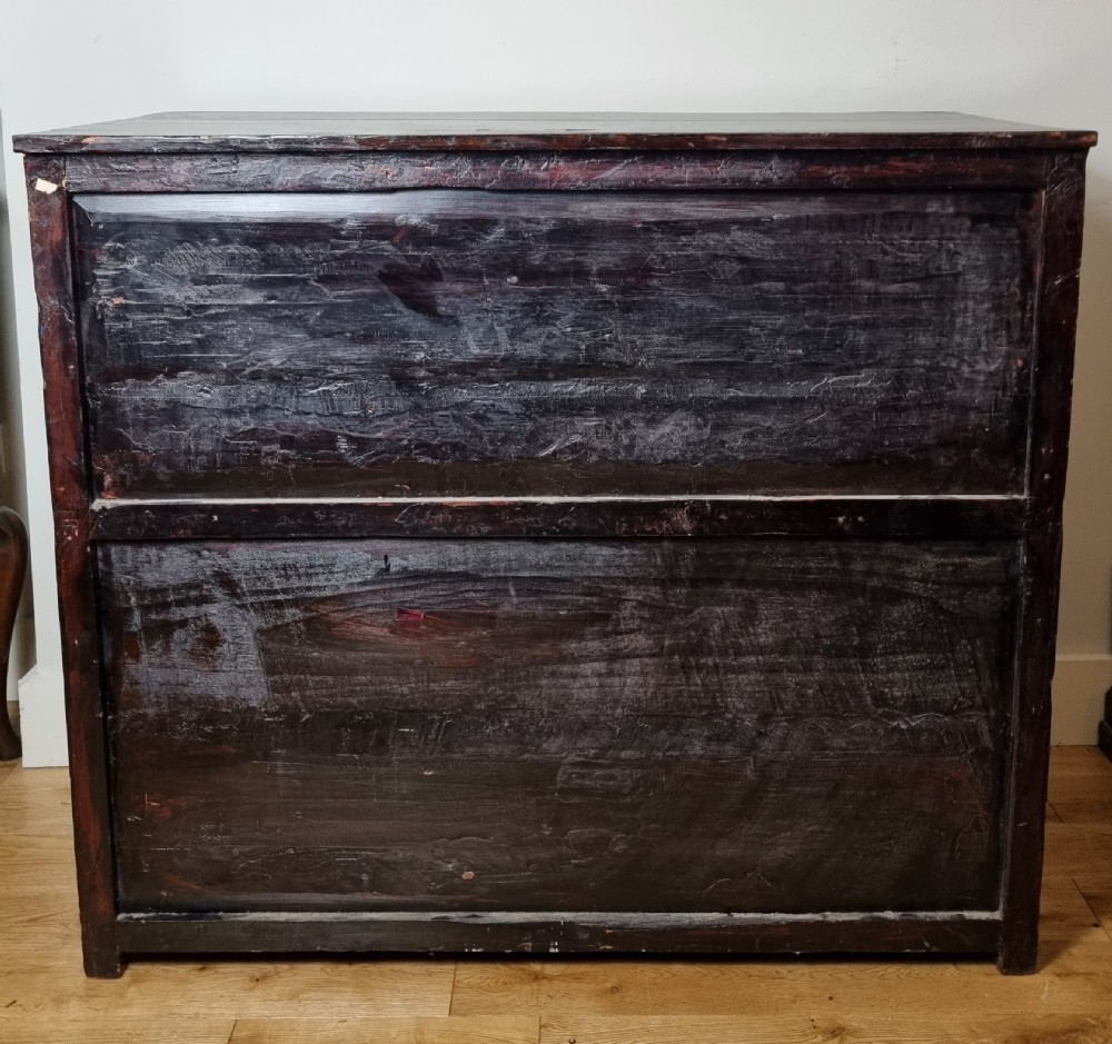 19th Century Tibetan Polychrome Painted Cabinet View VI