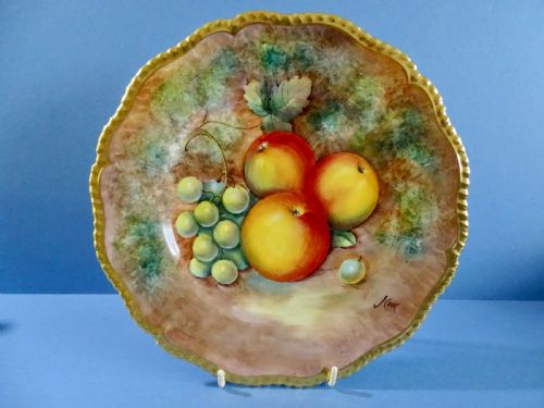 royal worcester cook 9in plate - CATEGORY: ANTIQUE PLATES - DATED LATER THAN 1960
