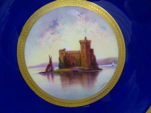 MINTON PAIR OF LANDSCAPE PLATES - ADDITIONAL PHOTO 2