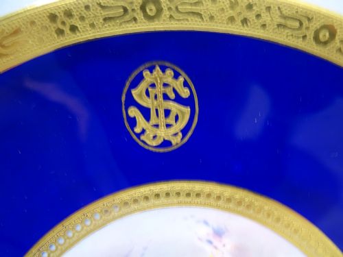 MINTON PAIR OF LANDSCAPE PLATES - ADDITIONAL PHOTO 3