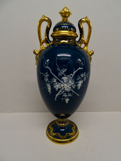 MINTON BIRKS PATE SUR PATE VASE - ADDITIONAL PHOTO 1