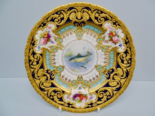 ROYAL CROWN DERBY GARY SERVICE FISH PLATES - ADDITIONAL PHOTO 6