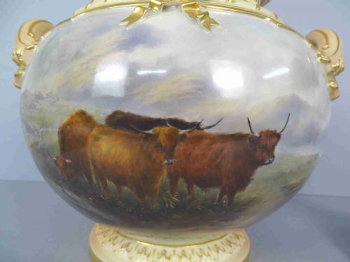 ROYAL WORCESTER STINTON BOW VASE - ADDITIONAL PHOTO 2
