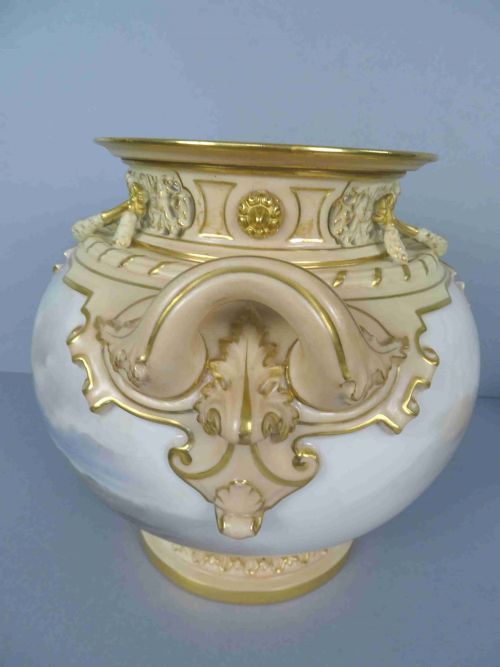 ROYAL WORCESTER STINTON BOW VASE - ADDITIONAL PHOTO 3