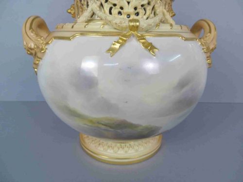 ROYAL WORCESTER STINTON BOW VASE - ADDITIONAL PHOTO 1