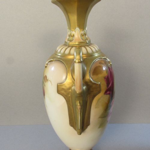 ROYAL WORCESTER ROSE VASE - ADDITIONAL PHOTO 2