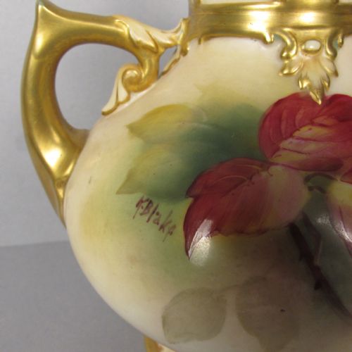 ROYAL WORCESTER BLAKE VASE AND COVER - ADDITIONAL PHOTO 3