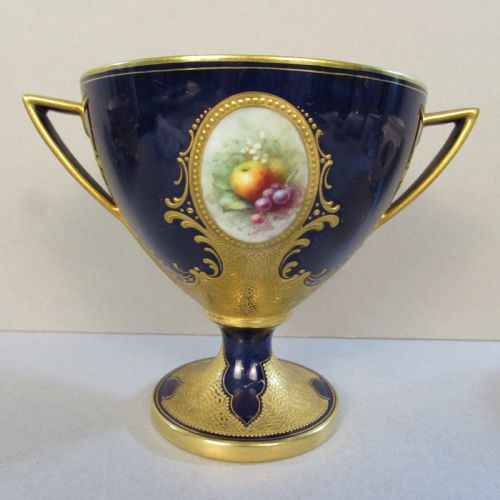 ROYAL WORCESTER 2 HANDLED CUP - ADDITIONAL PHOTO 2