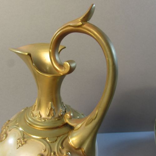 ROYAL WORCESTER ROSE EWER - ADDITIONAL PHOTO 2