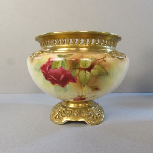 ROYAL WORCESTER JARDINIER - ADDITIONAL PHOTO 1