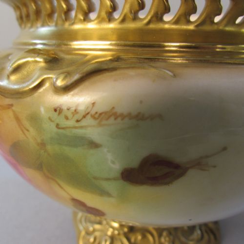 ROYAL WORCESTER JARDINIER - ADDITIONAL PHOTO 2