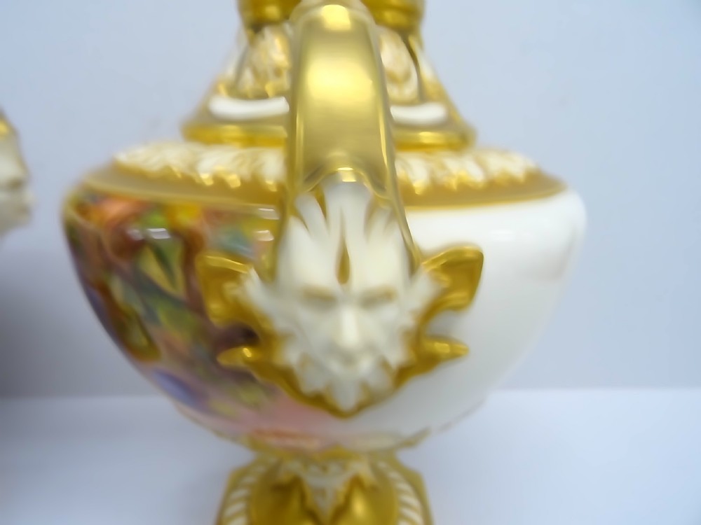 Royal Worcester Freeman Angel Head Vase View III