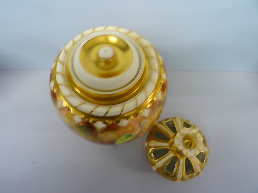 Royal Worcester Freeman Small Crown Top View III