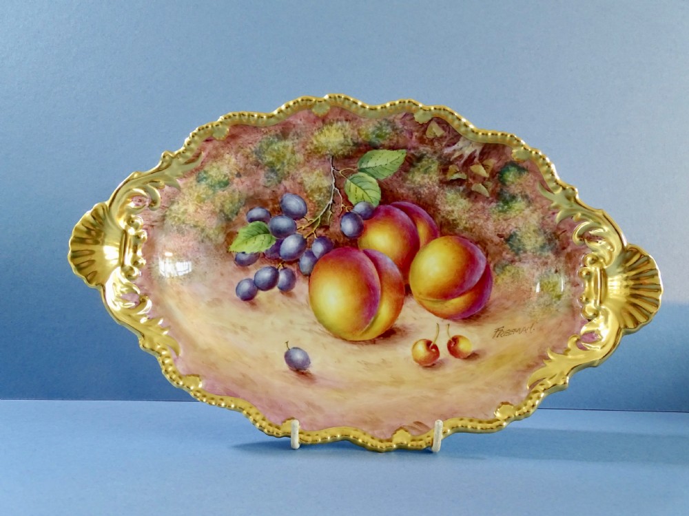 Royal Worcester Freeman Oval Tudor Tray