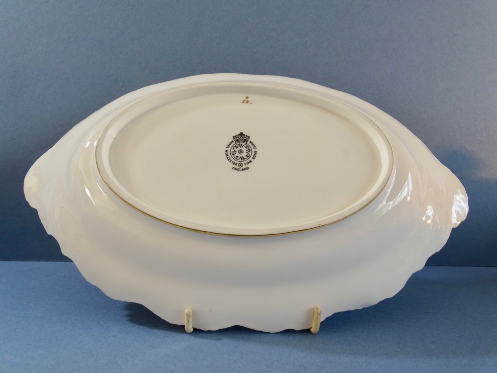 Royal Worcester Freeman Oval Tudor Tray View II