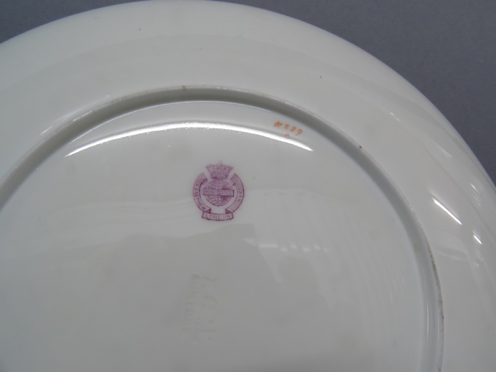 Minton Pair of Landscape Plates View V