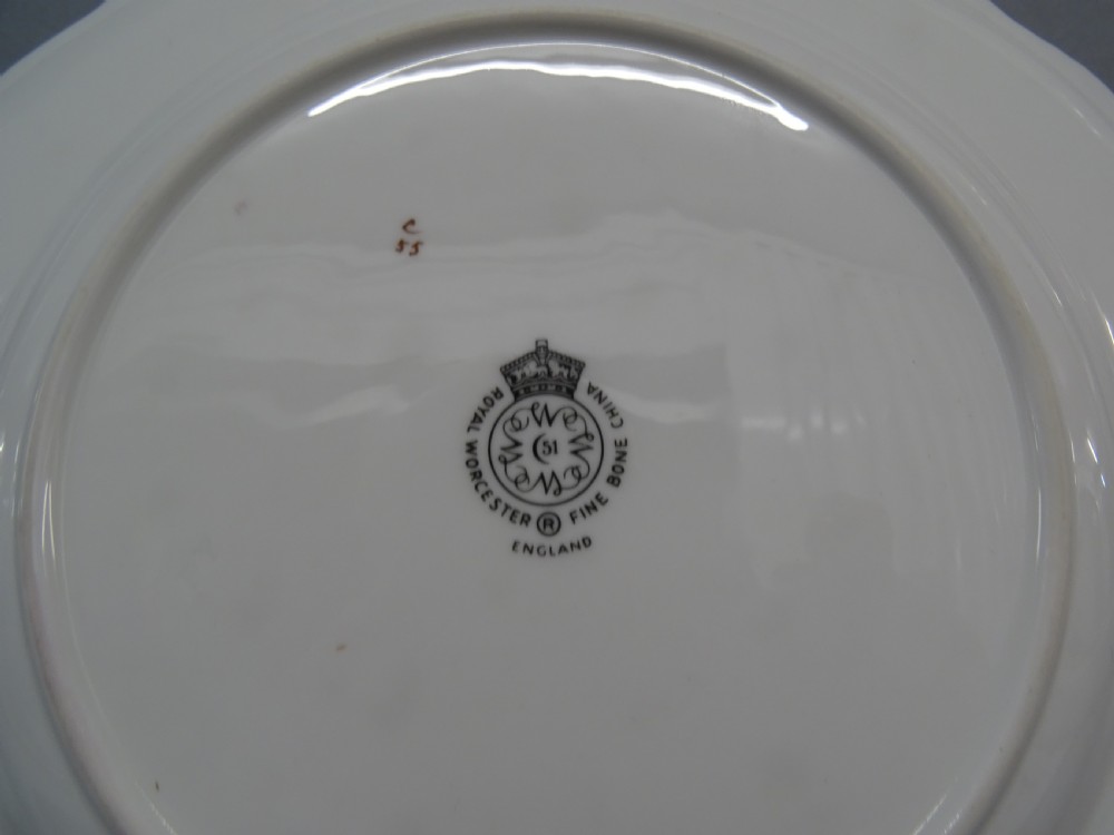 Royal Worcester Ayrton Star Plate View II