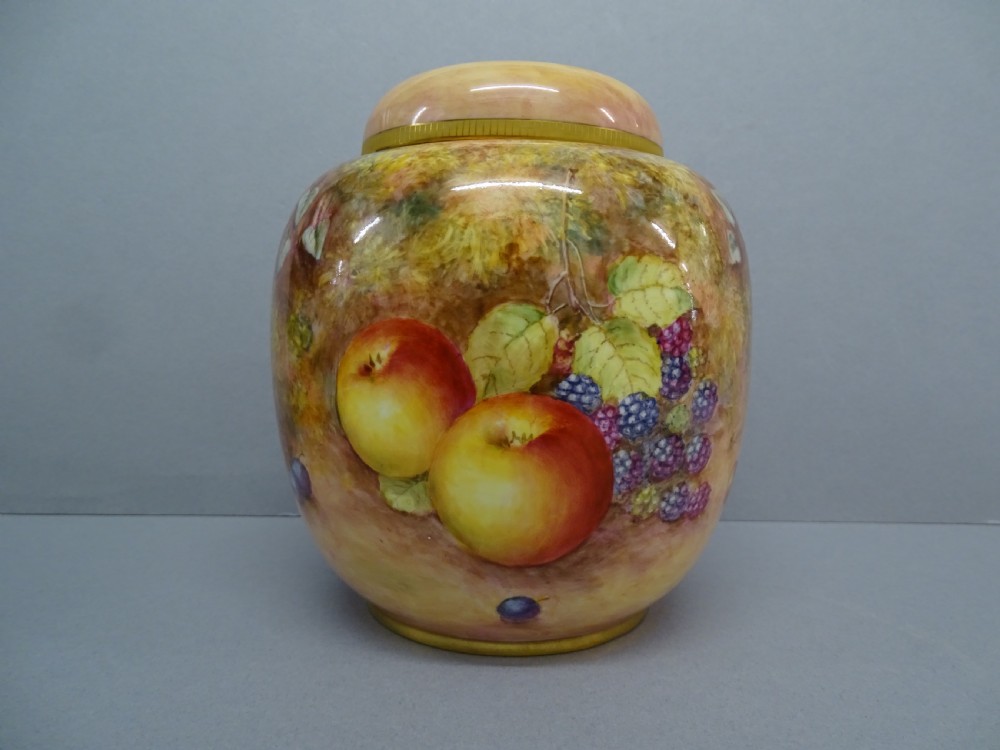 Royal Worcester Freeman Ginger Jar View II