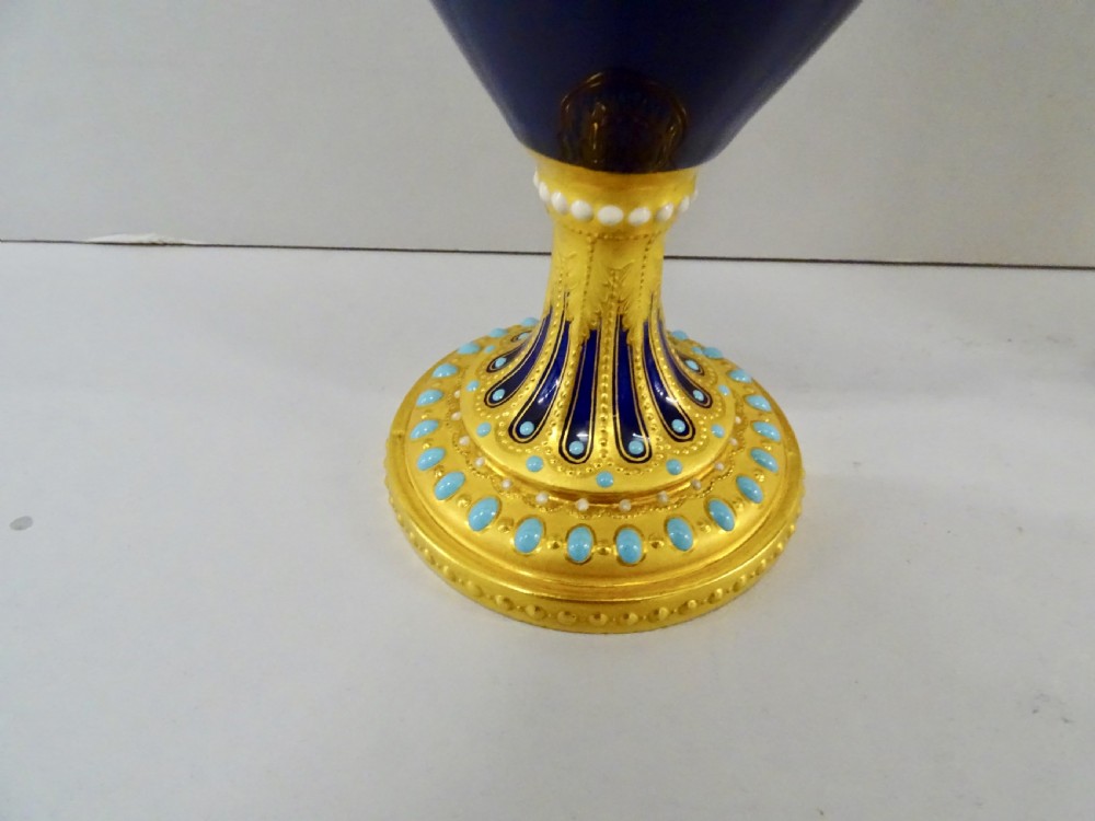 Royal Crown Derby Pair Gregory Vases View V