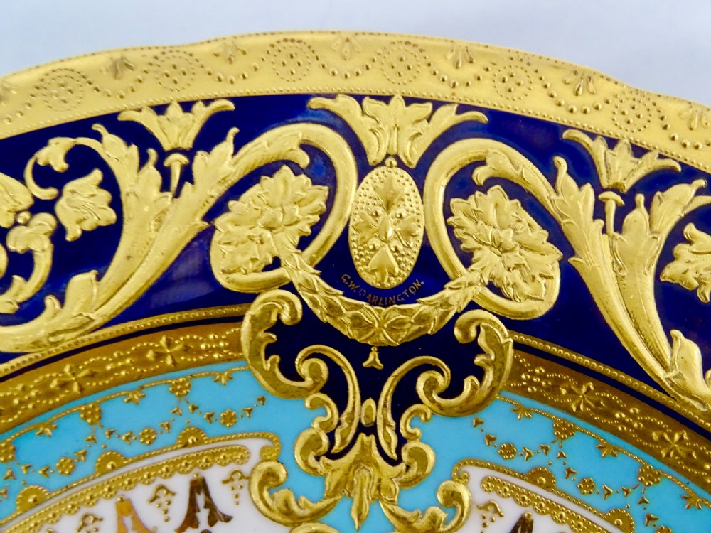 Royal Crown Derby Gary Service Fish Plates View IV