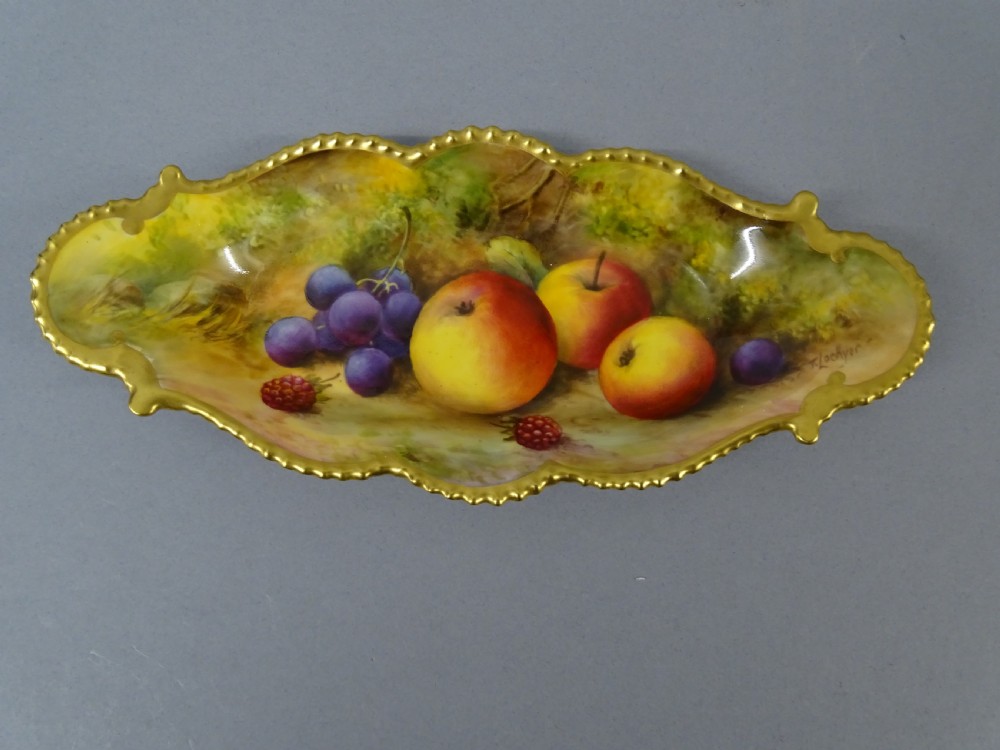Royal Worcester Lockyer Pen Tray.