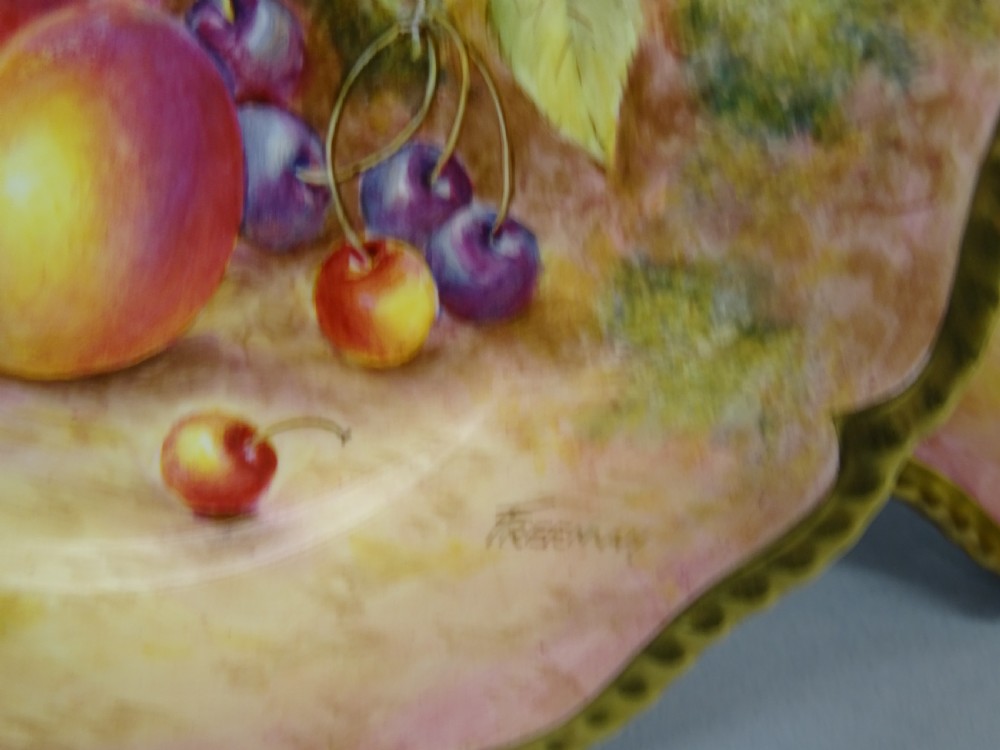 Royal Worcester Freeman Fruit Plates  View II