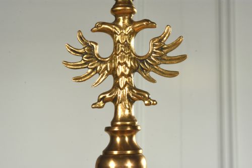 DUTCH BRASS CHANDELIER - ADDITIONAL PHOTO 3