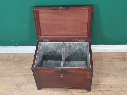 GEORGIAN MAHOGANY CELLARETTE C1800 - ADDITIONAL PHOTO 2