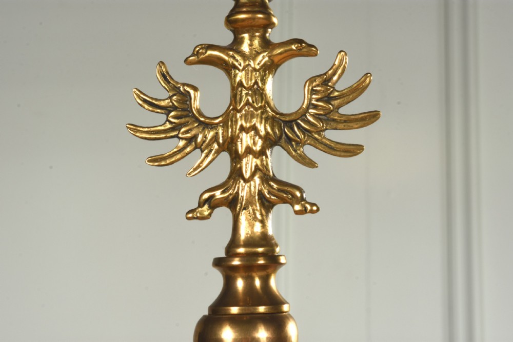 Dutch Brass Chandelier View IV