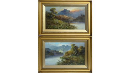 Frank Hider - Lakeland Landscapes; Daylight and Dusk | oil on canvas