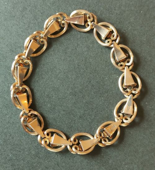 RARE EDWARDIAN 9CT ROSE GOLD TURQUOISE EXPANDABLE BRACELET - ADDITIONAL PHOTO 7