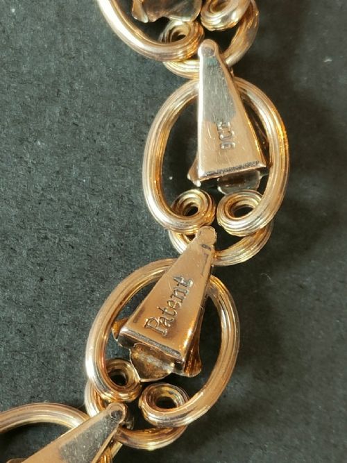 RARE EDWARDIAN 9CT ROSE GOLD TURQUOISE EXPANDABLE BRACELET - ADDITIONAL PHOTO 8