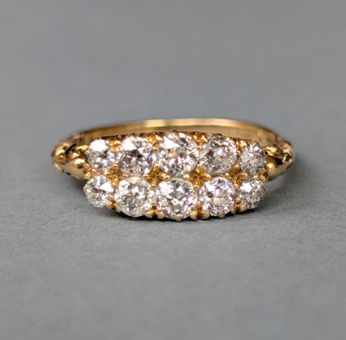 Superb Victorian 18ct Gold Diamond Ring