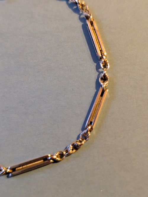 ANTIQUE SOLID 9CT GOLD FANCY LINK BRACELET - ADDITIONAL PHOTO 5