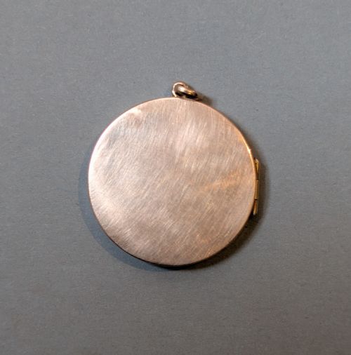 ANTIQUE 9CT GOLD LOCKET WITH PASTE STONES - ADDITIONAL PHOTO 7