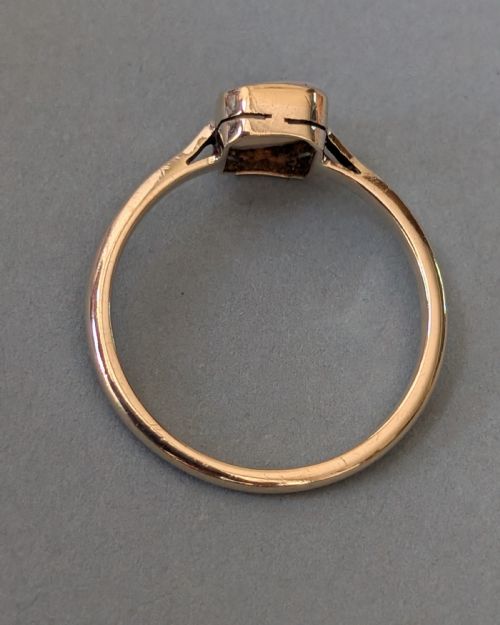 ART DECO 9CT OPAL RING SOLITAIRE RING C1927 - ADDITIONAL PHOTO 7