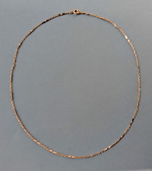 ANTIQUE 9CT ROSE GOLD CHAIN NECKLACE - ADDITIONAL PHOTO 1