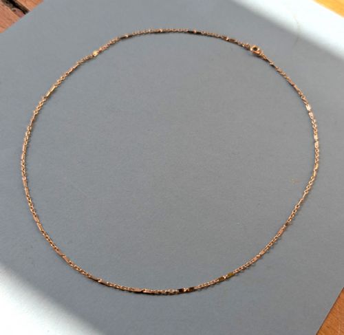 ANTIQUE 9CT ROSE GOLD CHAIN NECKLACE - ADDITIONAL PHOTO 7