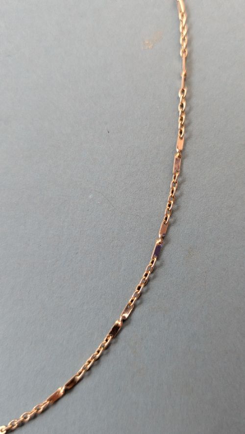 ANTIQUE 9CT ROSE GOLD CHAIN NECKLACE - ADDITIONAL PHOTO 8