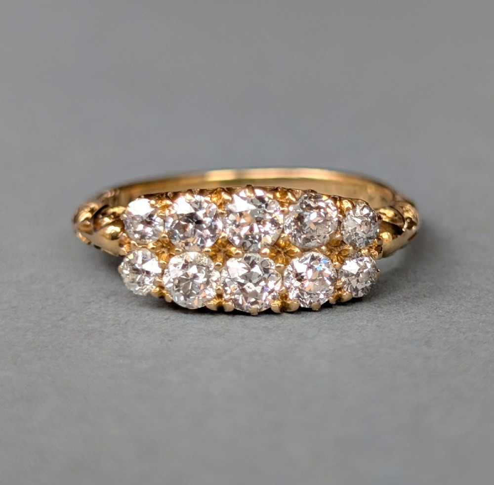 Superb Victorian 18ct Gold Diamond Ring