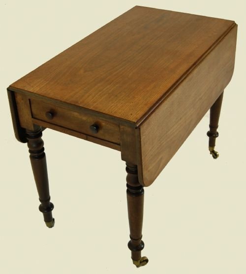 fig 1. English Pembroke Table Victorian Antique Sofa Side Tea
